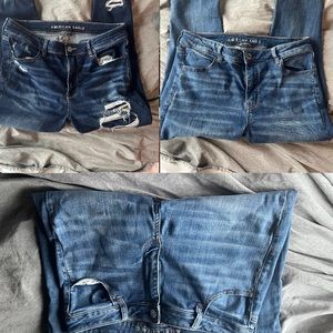 LOT OF THREE AMERICAN EAGLY SKINNY JEANS